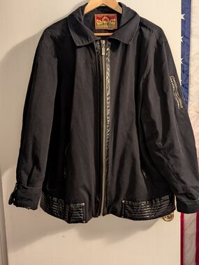 Black Utility Jacket Size 2XL